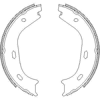 REMSA Колодки торм.бараб.ручн.торм.[160x25-ATE] (4058.00)
