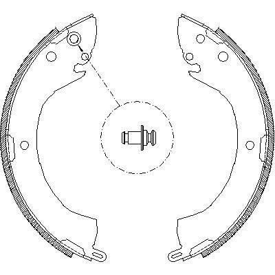 Remsa 4079.00 Колодки барабанные mitsubishi space gear 2.0i-2.5d/td 95>