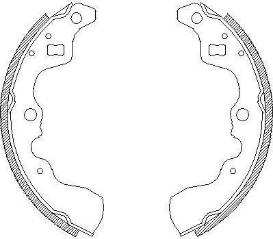 Remsa 4132.00 комплект тормозных колодок на SUZUKI SWIFT I (AA)