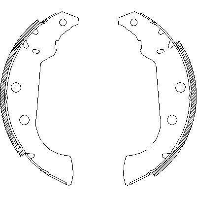 Remsa 4135.00 комплект тормозных колодок на PEUGEOT 306 (7B, N3, N5)