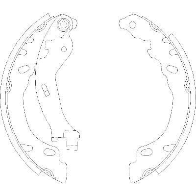 Remsa 4158.00 комплект тормозных колодок на FIAT PANDA (169)