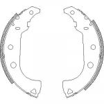 Remsa 4176.00 комплект тормозных колодок на FIAT FIORINO фургон (146)