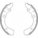Remsa 4190.00 комплект тормозных колодок на MAZDA 323 C IV (BG)