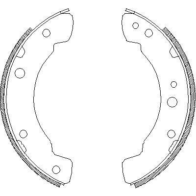 Remsa 4211.00 комплект тормозных колодок на FORD TRANSIT c бортовой платформой/ходовая часть (V_ _)