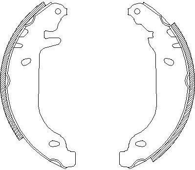 Remsa 4506.00 комплект тормозных колодок на PEUGEOT 306 (7B, N3, N5)