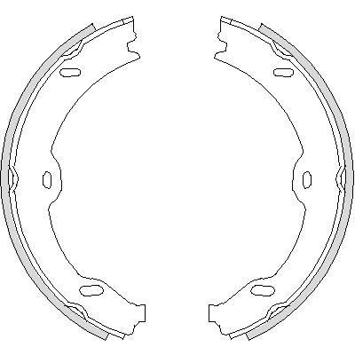 REMSA Колодки торм.бараб.ручн.торм.[182x25] (4708.00)