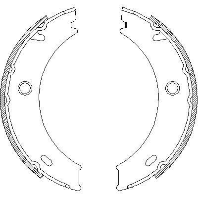 REMSA Колодки торм.бараб.ручн.торм.[170x40] (4714.01)