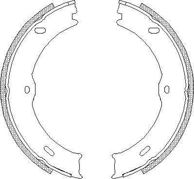 REMSA колодки барабанные ручника MB Sprinter (906) 3-t/3,5-t/5-t 06> с пружинками (4746.00)