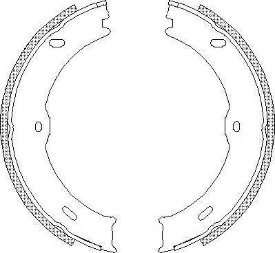 REMSA колодки барабанные ручника MB Sprinter (906) 3-t/3,5-t/5-t 06> с пружинками (4746.00)