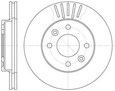 Remsa 6080.10 тормозной диск на RENAULT CLIO II (BB0/1/2_, CB0/1/2_)