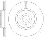 Remsa 61006.10 тормозной диск на TOYOTA YARIS (NHP13_, NSP13_, NCP13_, KSP13_, NLP13_)