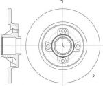 Remsa 61058.00 тормозной диск на CITROEN BERLINGO (B9)