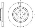 Remsa 61129.10 тормозной диск на HONDA LEGEND IV (KB_)