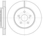 Remsa 61136.10 тормозной диск на LEXUS RX (MHU3_, GSU3_, MCU3_)