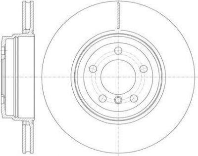 Remsa 61141.10 тормозной диск на 7 (E65, E66, E67)