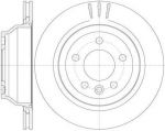 REMSA Торм.диск зад.вент.[314x22] 5 отв. (min 2) (61160.10)