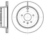 Remsa 61182.10 тормозной диск на CHEVROLET CAPTIVA (C100, C140)