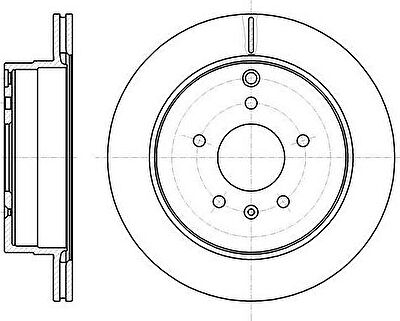 Remsa 61182.10 тормозной диск на CHEVROLET CAPTIVA (C100, C140)