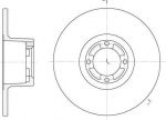 Remsa 61219.00 тормозной диск на ROVER MINI