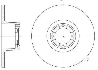 Remsa 61219.00 тормозной диск на ROVER MINI