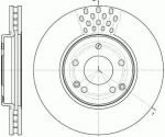 Remsa 61225.10 тормозной диск на MERCEDES-BENZ C-CLASS купе (CL203)