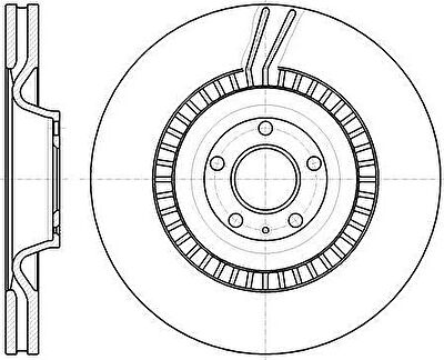 Remsa 61238.10 тормозной диск на AUDI A8 (4E_)