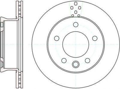 Remsa 61275.10 тормозной диск на MERCEDES-BENZ SPRINTER 4-t фургон (904)