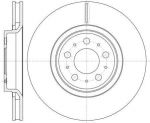 Remsa 61303.10 тормозной диск на VOLVO XC70 CROSS COUNTRY
