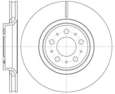 Remsa 61303.10 тормозной диск на VOLVO XC70 CROSS COUNTRY