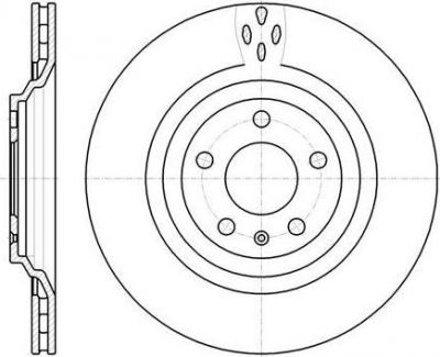 Remsa 61309.10 тормозной диск на AUDI A6 Allroad (4FH, C6)