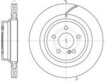 Remsa 61404.10 тормозной диск на MERCEDES-BENZ CLS (C218)