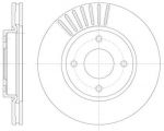 Remsa 61410.10 тормозной диск на NISSAN TIIDA Наклонная задняя часть (C11X)