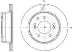 Remsa 61413.10 тормозной диск на SSANGYONG RODIUS
