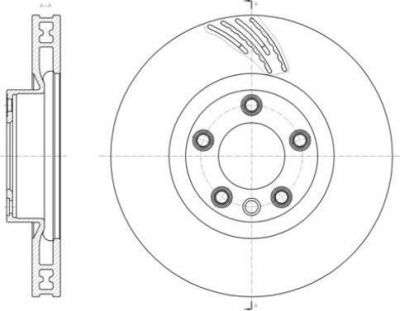 Remsa 61419.10 тормозной диск на VW TOUAREG (7P5)