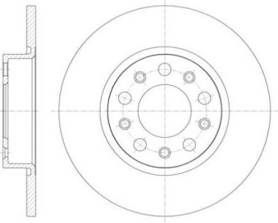 Remsa 61426.00 тормозной диск на ALFA ROMEO 159 (939)