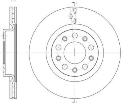 Remsa 61428.10 тормозной диск на ALFA ROMEO 159 (939)