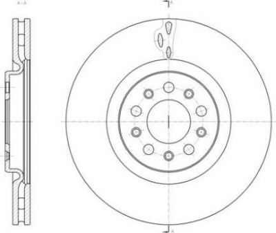 Remsa 61429.10 тормозной диск на ALFA ROMEO 159 (939)