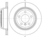 REMSA Диск торм. зад. вент.[300x20] 5 отв. (61453.10)