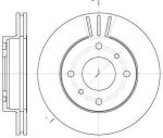 Remsa 6146.10 тормозной диск на NISSAN BLUEBIRD Hatchback (T72, T12)