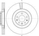 Remsa 61487.10 тормозной диск на OPEL VECTRA C