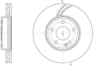 Remsa 61527.10 тормозной диск на MERCEDES-BENZ B-CLASS (W246, W242)