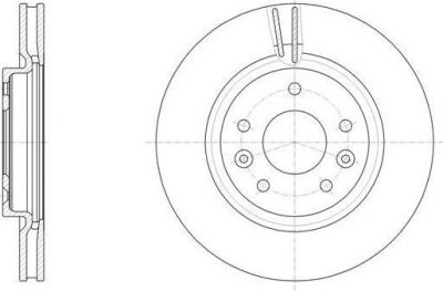 Remsa 61581.10 тормозной диск на NISSAN QASHQAI (J11, J11_)