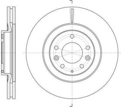 Remsa 61638.10 тормозной диск на MAZDA CX-7 (ER)