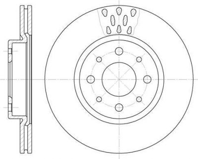 Remsa 6189.10 тормозной диск на ALFA ROMEO 146 (930)