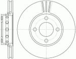 Remsa 6267.10 тормозной диск на AUDI 80 (8C, B4)