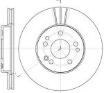 Remsa 6314.10 тормозной диск на MERCEDES-BENZ 190 (W201)