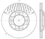 Remsa 6381.10 тормозной диск на MAZDA 323 III Hatchback (BF)