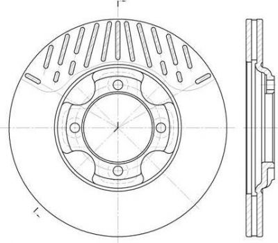 Remsa 6381.10 тормозной диск на MAZDA 323 III Hatchback (BF)