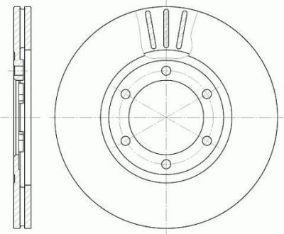 Remsa 6413.10 тормозной диск на MAZDA E-SERIE фургон (SR2)