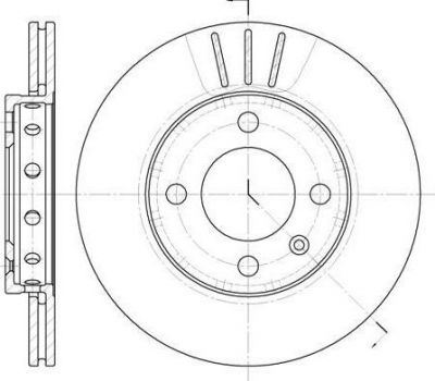 Remsa 6426.10 тормозной диск на VW LUPO (6X1, 6E1)